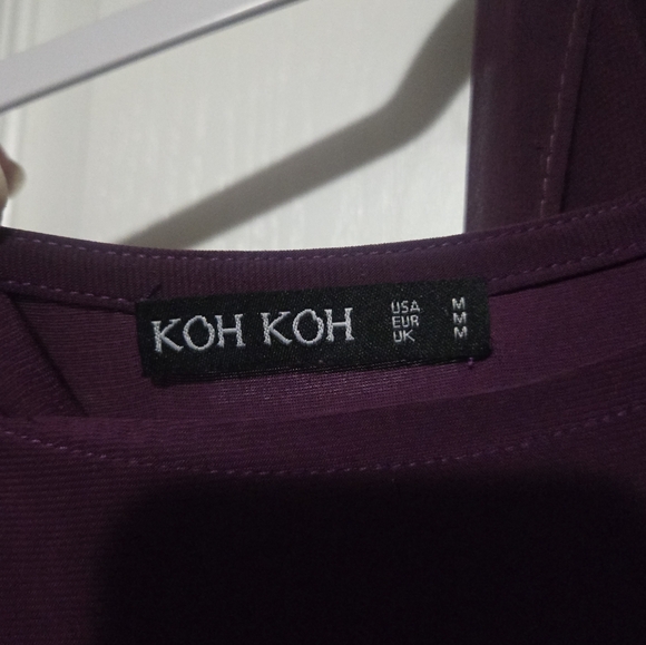 Elegant Purple Women's Dress - Picture 4 of 8